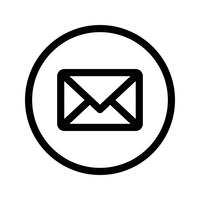 Envelope icon vector illustration