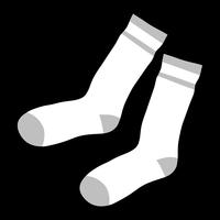 Socks Clothing for Feet vector