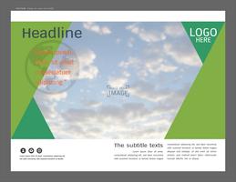 Presentation layout design for business template, Inspiration for your design all media. vector