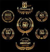 anniversary background vector