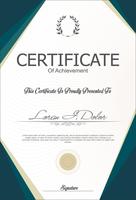 Certificado vector