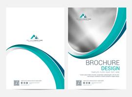 Brochure Layout template, cover design background vector