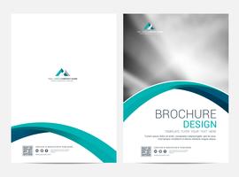 Brochure Layout template, cover design background vector