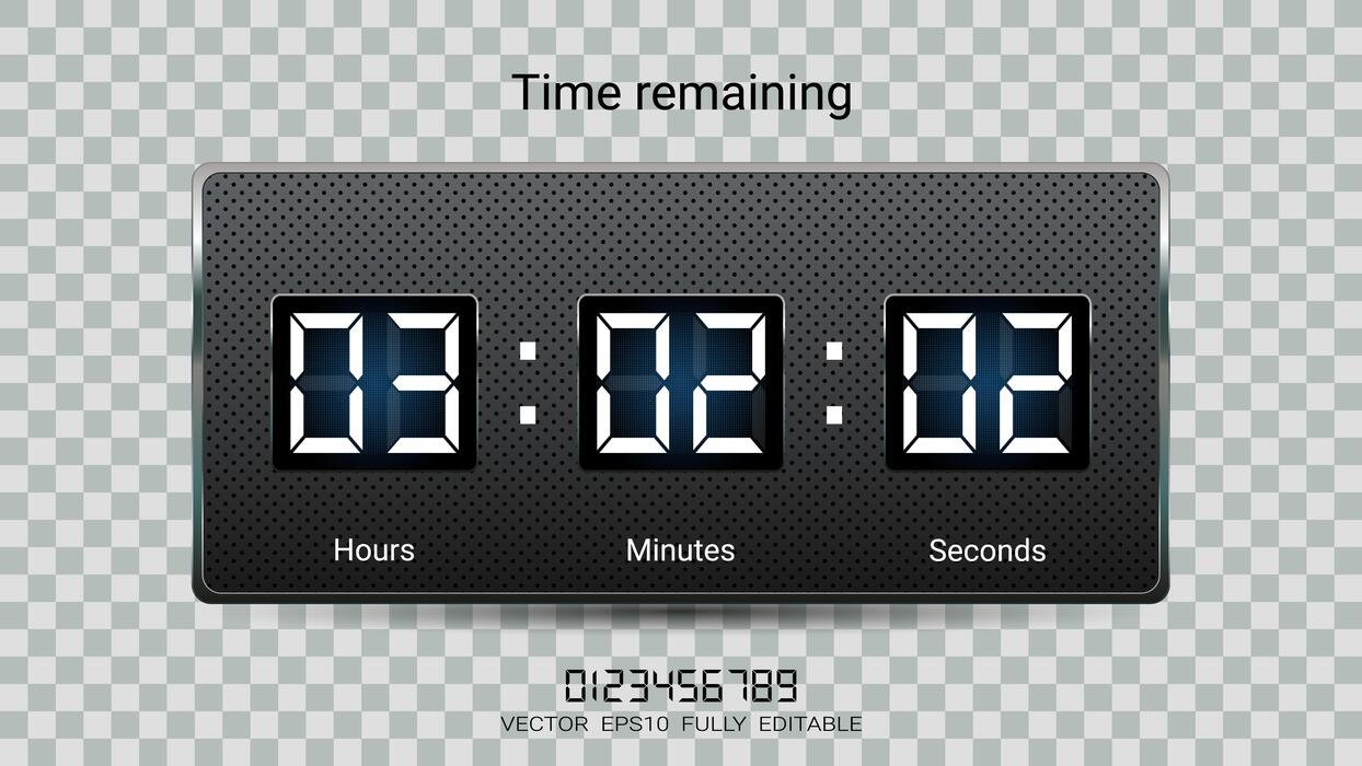 Countdown Timer Vector Art, Icons, and Graphics for Free Download