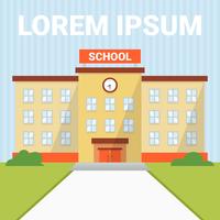 School Building	 vector