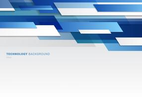 Abstract header blue and white shiny geometric shapes overlapping moving technology futuristic style vector