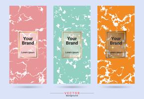 Packaging product design label and stickers templates. vector