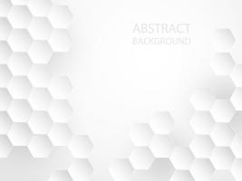 Abstract white geometric background. vector