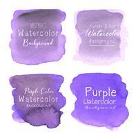 Purple abstract watercolor background. Vector illustration.