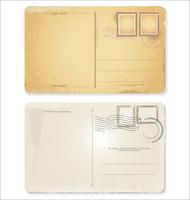 préparation de carte postale blanche vintage avec ornement abstrait. modèle  de vecteur pour la conception d'impression 11113411 Art vectoriel chez  Vecteezy