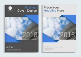 Covers design with space for photo background.