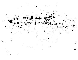 Abstract black ink splash watercolor, Splash watercolor spray texture isolated on white background. Vector illustration.