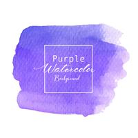 Purple abstract watercolor background. Watercolor element for card. Vector illustration.