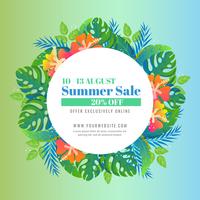 Vector Summer Sale Banner 