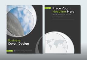 Covers design with space for photo background.