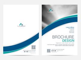 Brochure Layout template, cover design background vector