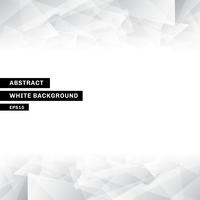 Abstract template low poly trendy white background with copy space vector