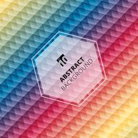 Abstract geometric hexagon pattern colorful background, Creative design templates