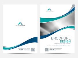 Brochure Layout template, cover design background vector