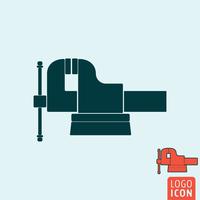 Vice icon isolated vector