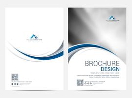 Brochure Layout template, cover design background vector