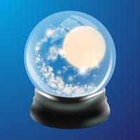 Snow globe template