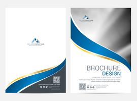 Brochure Layout template, cover design background vector