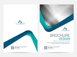 Brochure Layout template, cover design background vector