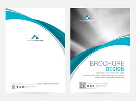 Brochure Layout template, cover design background vector