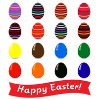 Easter eggs vector