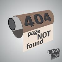 Page not found vector