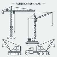 Line design construction crane