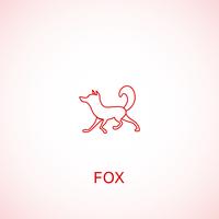 Fox Symbol vector