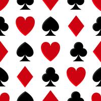 Casino poker seamless pattern vector