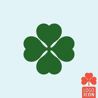 Clover icon isolated vector