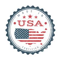 Made In USA Vintage Badge Seal vector