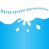 Water splash background vector