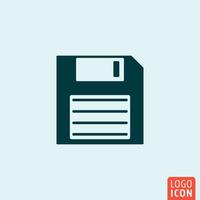 Save icon template vector