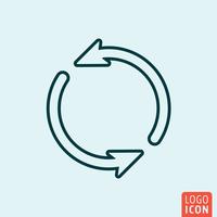 Icon line design vector