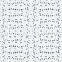 Puzzle seamless pattern