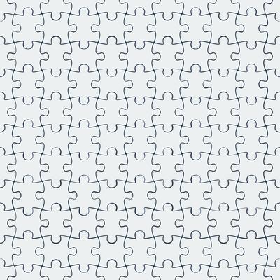 Puzzle seamless pattern