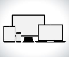 Electronic device set vector