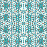 Seamless  pattern of snowflakes  vector