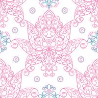 Seamless patterns Russian motives of northern painting vector