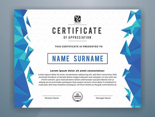 Multipurpose Modern Professional Certificate Template