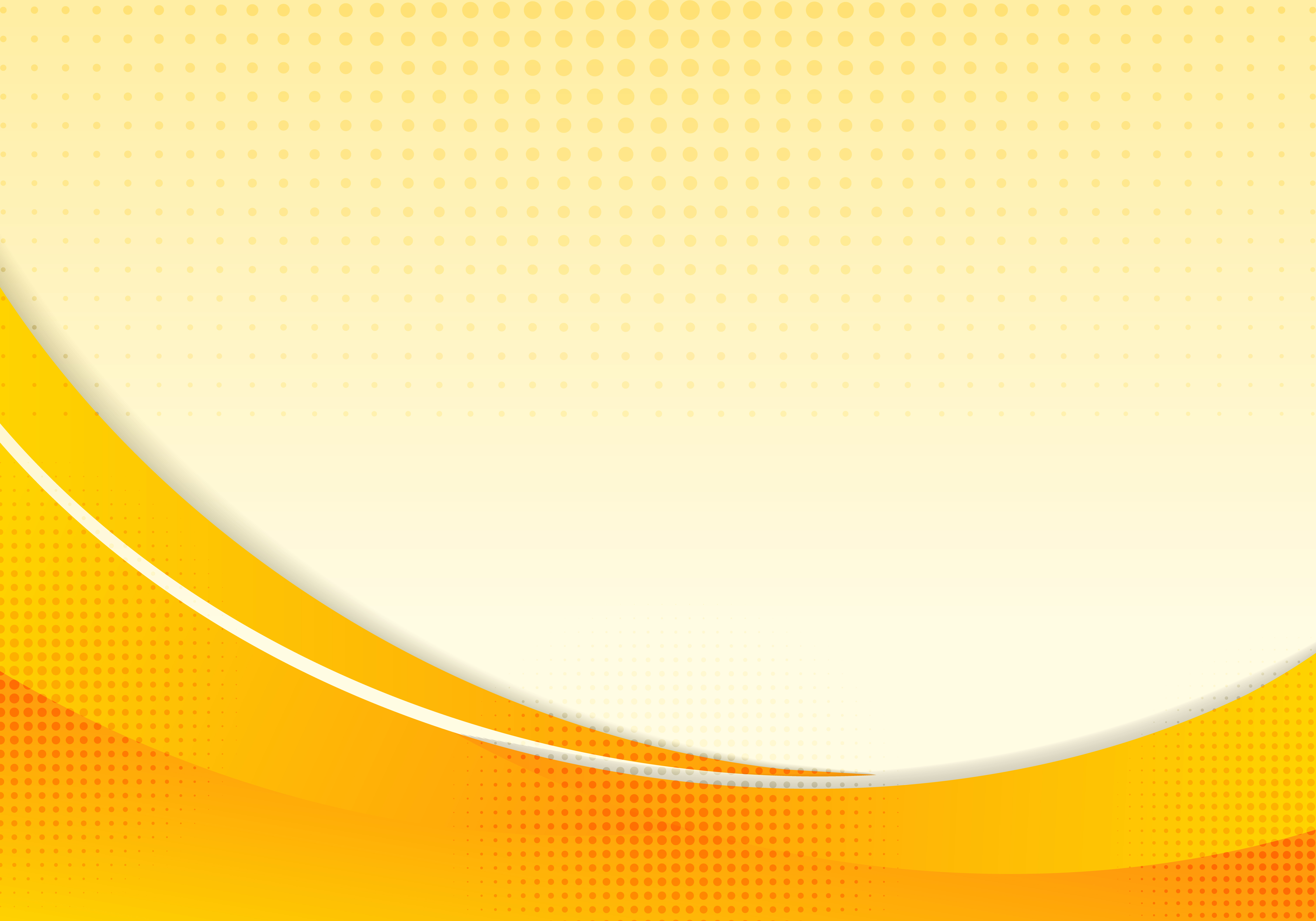 Abstract Yellow Waves Or Curved Professional Business Design