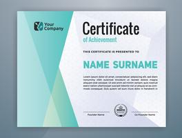 Multipurpose Modern Professional Certificate Template vector