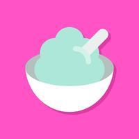 Soft serve vector illustration, Sweets flat style icon