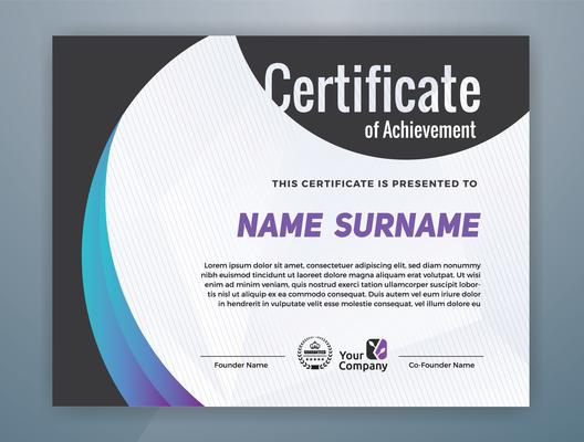 Multipurpose Modern Professional Certificate Template