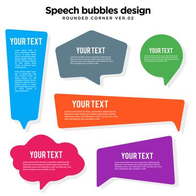 Speech Bubble variation set